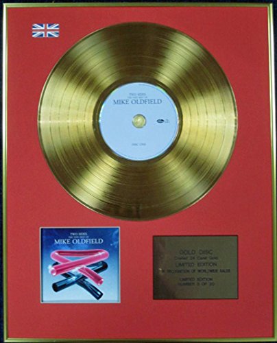 Century Music Awards Mike Oldfield – Ltd Edition CD 24 Karat beschichtete Goldscheibe "The Very Best Of" von Century Music Awards