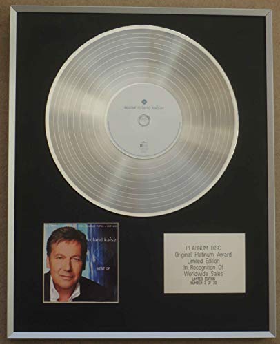 Century Music Awards - ROLAND KAISER – Limitierte Auflage CD Platin Disc – Best of von Century Music Awards -