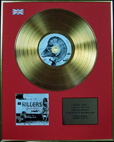 Century Music Awards The Killer – LTD Edition CD mit 24 Karat beschichtete Goldscheibe – Sam's Town von Century Music Awards