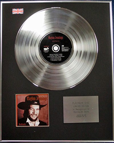 Century Music Awards Waylon Jennings – Limitierte Edition Platin-CD – Backtracks von Century Music Awards
