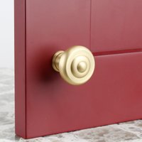 Glamour Möbelknopf Mit 3 cm Durchmesser - 5 Oberflächen Aus Hochwertigem Massivem Messing von CenturyHardwareLLC