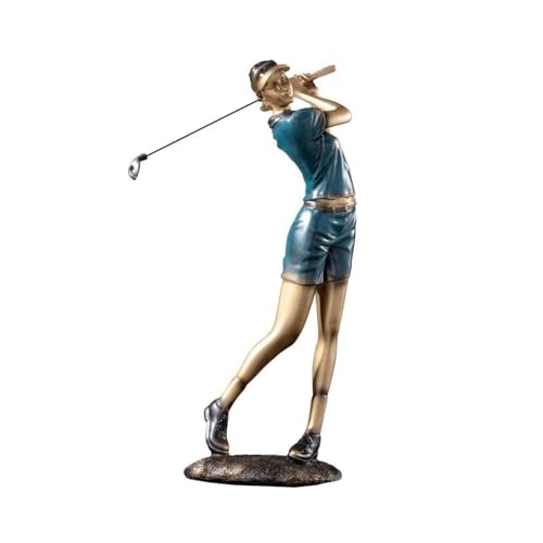 Cenz-888 Desktop-Ornamente Kreative Golf-Skulptur, Figur, Ornamente im europäischen Stil, Wohnzimmer, Weinschrank, Dekoration, Büro, Bücherregal(Klein) von Cenz-888