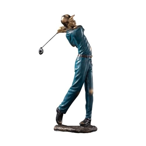 Cenz-888 Desktop-Ornamente Kreative Golf-Skulptur, Figur, Ornamente im europäischen Stil, Wohnzimmer, Weinschrank, Dekoration, Büro, Bücherregal(Mittel) von Cenz-888