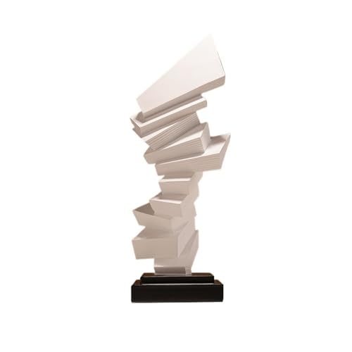 Cenz-888 Desktop-Ornamente Leichte Luxus-Skulptur aus Kunstharz, for Veranda, Wohnzimmer, Weinschrank, Fernsehschrank, Büro, Dekoration, Ornamente, Einweihungsgeschenk(Weiß) von Cenz-888