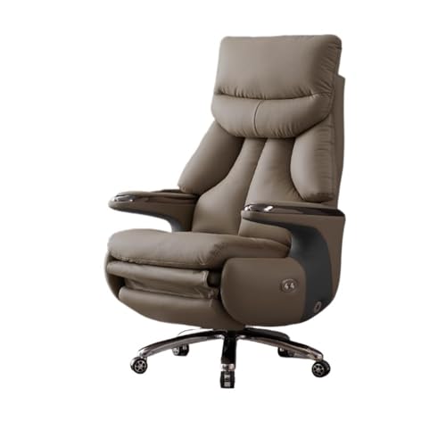 Cenz-888 Ergonomischer Bürostuhl, intelligenter Chefsessel mit elektrischer Liegemassage und Belüftung für bequemen langen Sitz-Schreibtischstuhl von Cenz-888