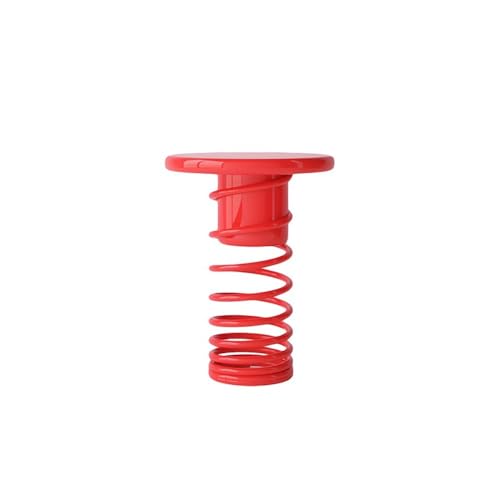 Cenz-888 Kleiner Beistelltisch Bunter Frühlings-Beistelltisch, Kleiner runder Hocker, minimalistischer Couchtisch, Ecktisch, Mini-Rundtisch(Red) von Cenz-888