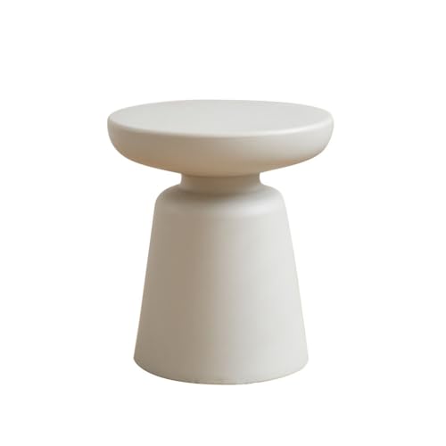 Cenz-888 Kleiner Beistelltisch Kleiner runder Sofa-Beistelltisch, bunter Ecktisch, Mini-Aufbewahrungstisch, Wohnzimmer, Balkon, Schlafzimmer(Grigio) von Cenz-888