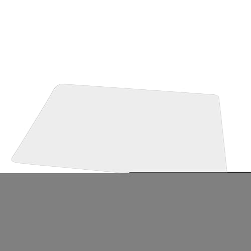 Ceolup Bodenschutzmatte Für Hartböden - Stuhlmatten Teppichschutz Transparente Schreibtischstuhl Unterlage, 43x60cm PVC Bürostuhl Unterlegmatte Zuhause Bodenschutz Matte, Schutz Für Drehstühle von Ceolup