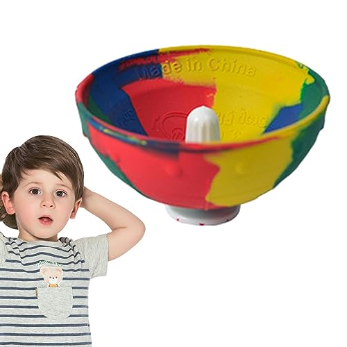 Ceolup Camouflage Bounce Hüpfschale, Ball-Fingerspitzen-hüpfendes Zappelspielzeug, Tragbares springendes sensorisches Spielzeug, Tarn-Hüpfschalen für Kinder von Ceolup