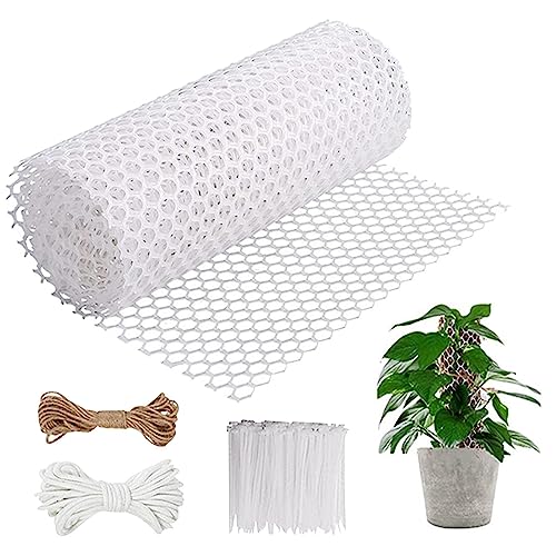 Ceolup Moss Pole Kit Monstera Support Mesh Moss Pole DIY Kit Moss Monstera Poles Self-Watering Stake With Different Heights Moss Sticks Support For Climbing Potted von Ceolup