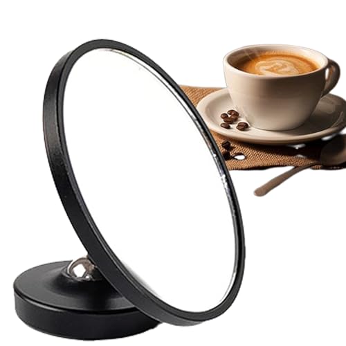 Espresso Shot Spiegel Magnetic Espresso Shot Mirror | Abnehmbarer reflektierender Spiegel zur Beobachtung der Espresso Durchflussrate - Kaffeemaschinenzubehör für Heim Barista, Café Shop, Restaurant von Ceolup