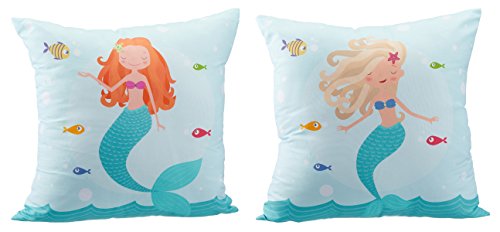 1 x Kissen, Meerjungfrau, Maße, ca. 40x40cm 100% Polyester von Cepewa 1 x Kissen, Meerjungfrau, Maße, ca. 40x40cm 100% Polyester von Cepewa von Cepewa