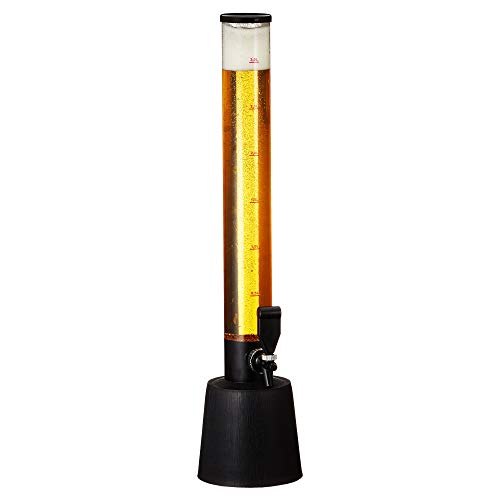 Biersäule mit Zapfhahn Zapfsäule Trinksäule Biertower 3,5l Fassungsvermögen skaliert bis 3,0 Liter von Cepewa