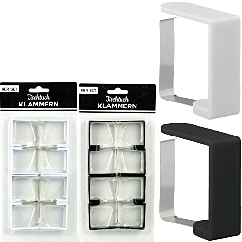Cepewa 8er Set Tischtuchklammer, Größe ca. 40 x 40 mm, 1 aus 2 Farben, mit Metallspange Cepewa 8er Set Tischtuchklammer, Größe ca. 40 x 40 mm, 1 aus 2 Farben, mit Metallspange von Cepewa