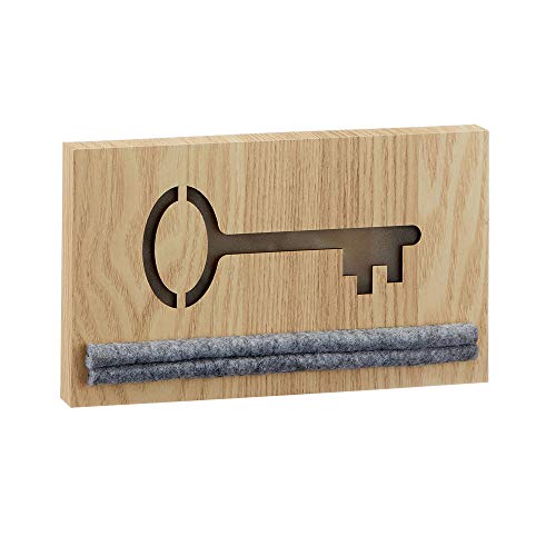 Cepewa Schlüsselbrett Schlüssel Motiv Zuhause Holz/Filz Schlüsselboard Schlüsselhalter Schlüsselleiste (1 x Schlüsselbrett Schlüssel) von Cepewa