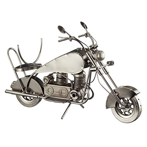 Cepewa Weinflaschenhalter Flaschenhalter Motorrad 20 cm Weinflasche Sektflasche von Cepewa