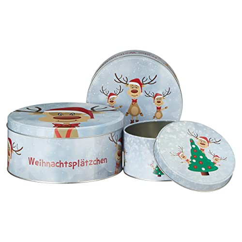 Cepewa Gebäckdose Keksdose Plätzchendose Weihnachten (60849) von Cepewa