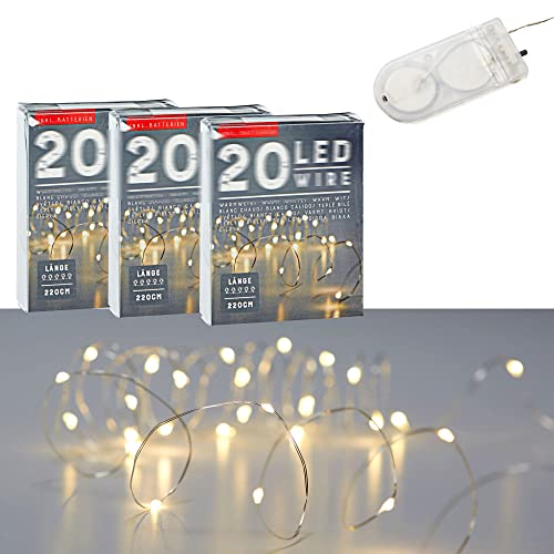 Serie Lichter 20 Micro LED 17 cm von Cepewa