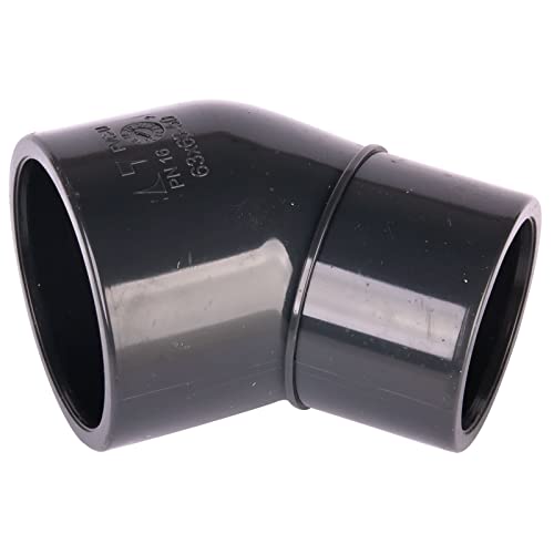 Cepex 02242 Ø63x63 - 50 45º Reducing Elbow Female And Male Solvent Socket One Size von Cepex