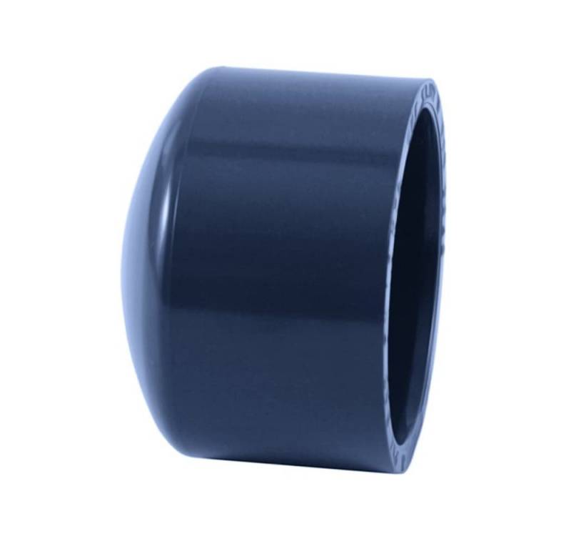Cepex Rohrverbinder Klebemuffe 50mm, PVC-U Kappe, PVC Fitting, PN16 von Cepex