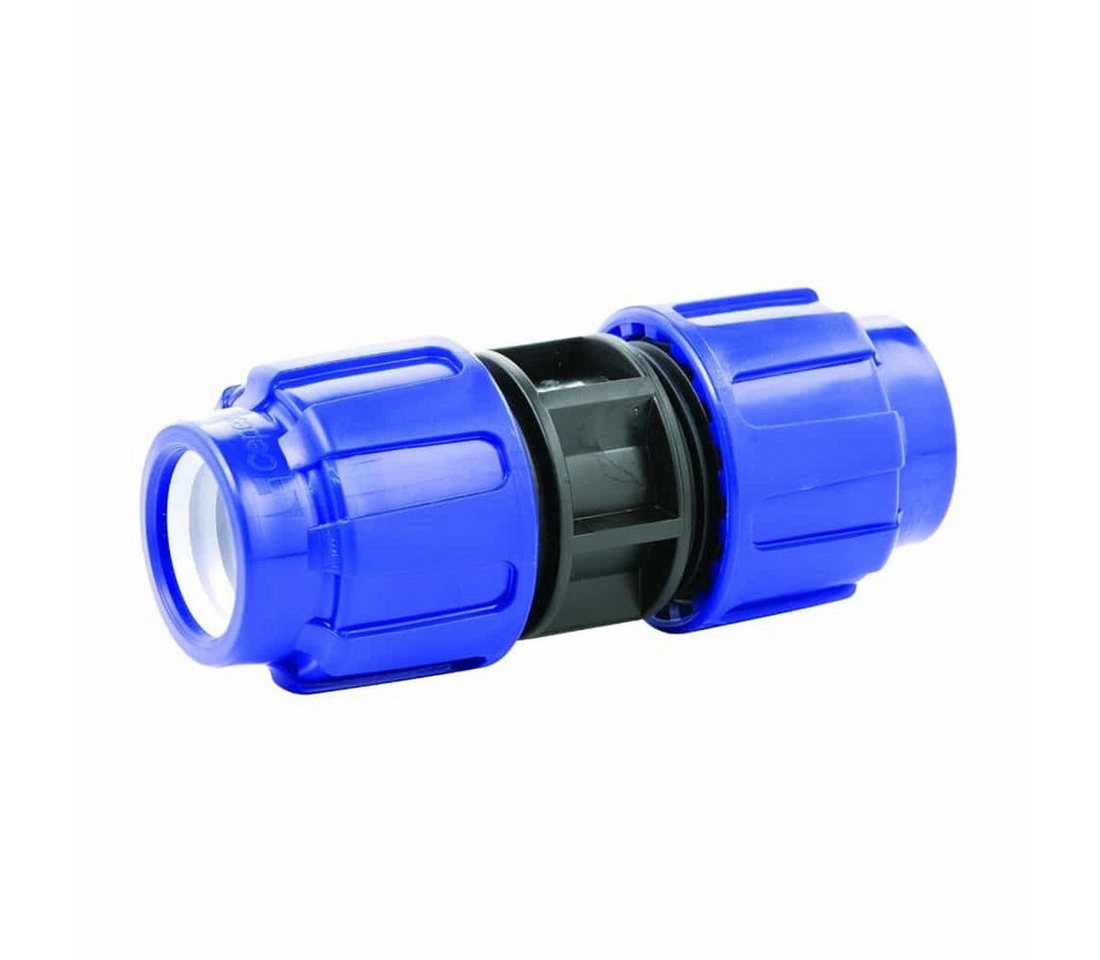 Cepex Rohrverbinder PP PE Rohr Verschraubung Kupplung Muffe 20 x 20 von Cepex