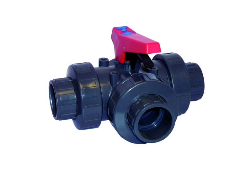 Cepex Schweißfitting PVC-U 3-Wege Kugelh. Muffe 50 mm PN10 Cepex Schweißfitting PVC-U 3-Wege Kugelh. Muffe 50 mm PN10 von Cepex