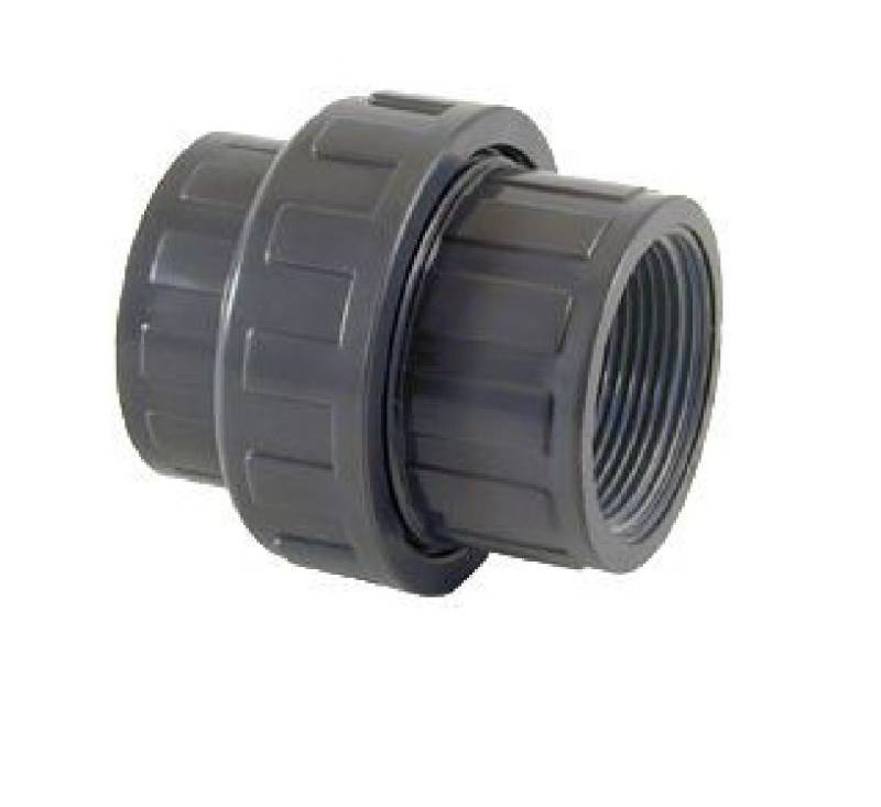Cepex Wasserrohr Cepex 3/3 PVC Kupplung 50 x 1½" eine Seite Innengewinde von Cepex