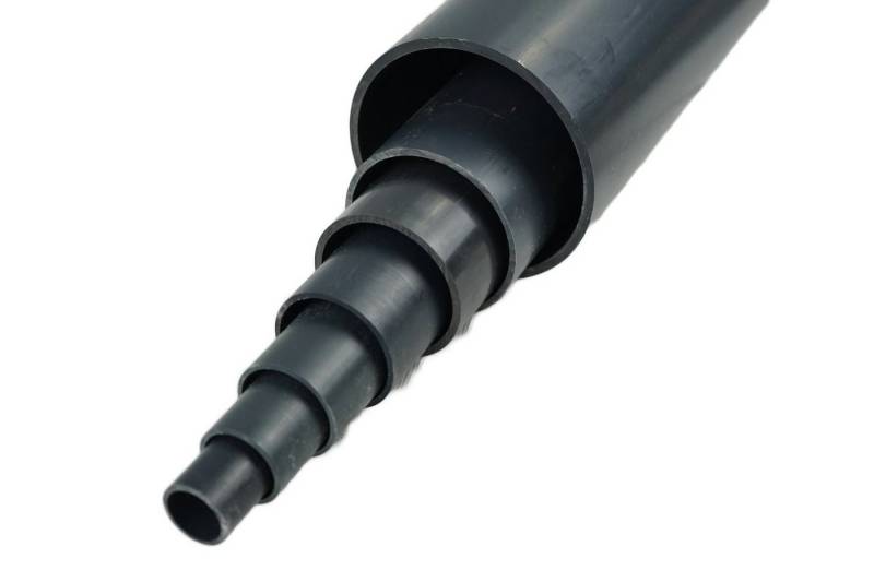 Cepex Wasserrohr Cepex 50 mm PVC Druckrohr D=50 x 2,4 mm L=1 mtr PN10 grau von Cepex