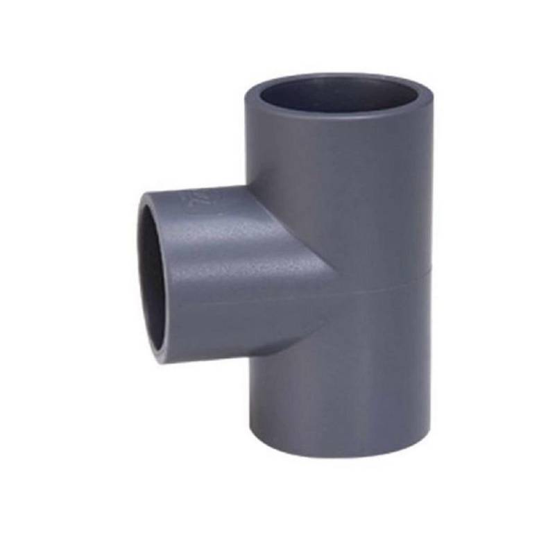 Cepex Wasserrohr Cepex PVC T-Stück Ø 90 mm mit 3 Muffen für PVC Rohre PN10 von Cepex