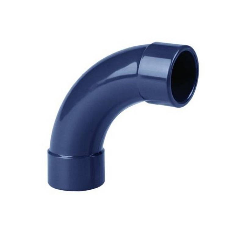 Cepex Wasserrohr PVC Bogen 20mm 90 Grad für Teich und Poolbau PN16 von Cepex