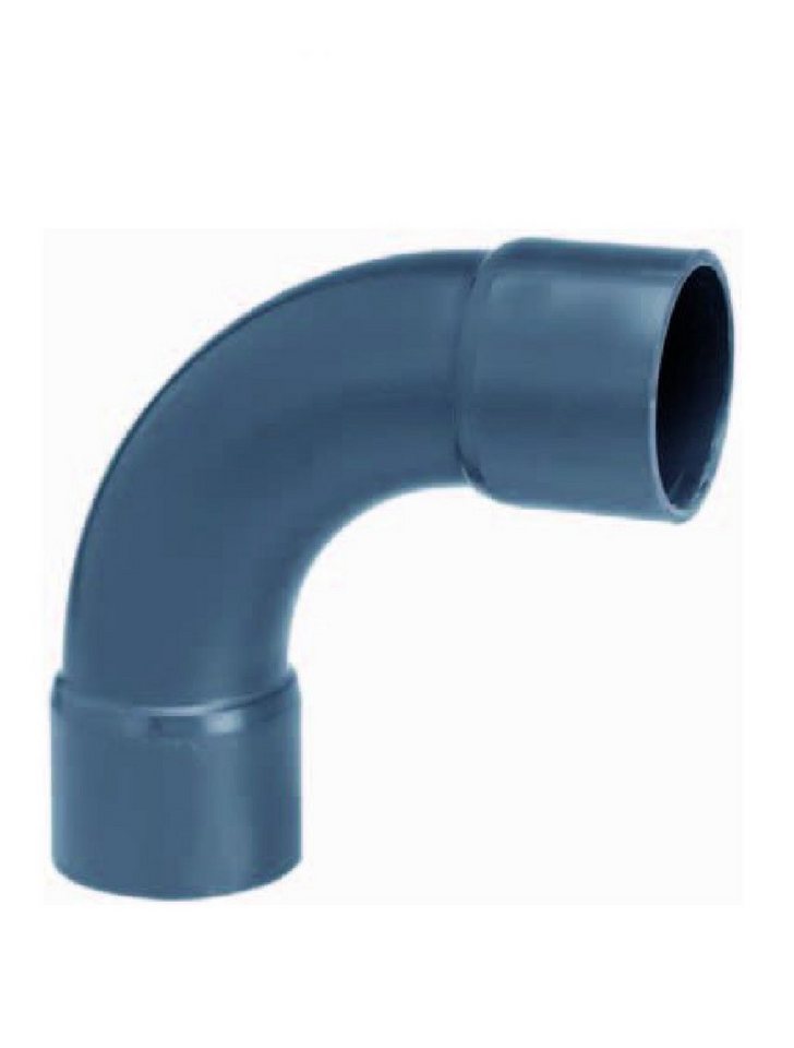Cepex Wasserrohr PVC Bogen 40mm in 90 Grad für Teich und Poolbau von Cepex