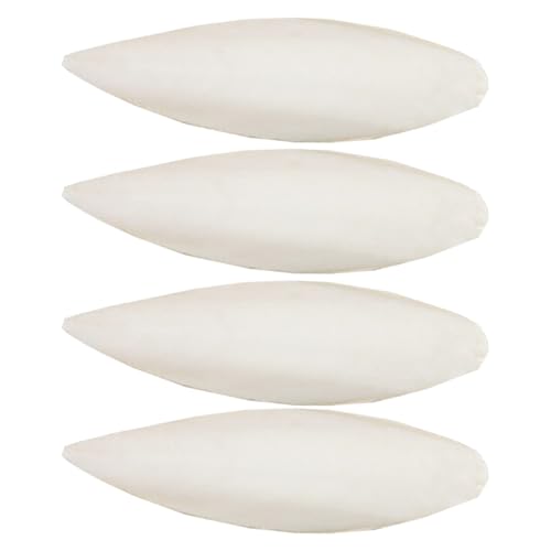 Birds Cuttlebone, Calcium Bone, Natural Nutritional Supports for Parrots, Cockatiels, Parakeets, Conures, Sparrows Bone Health Eggshell Strength, 4.72×2.36 Inches, 4 Pieces von Ceprznvey