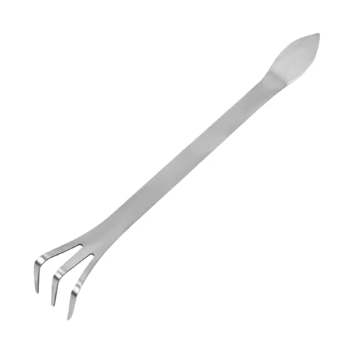 Ceprznvey Bonsai Rake, Stainless Steel Plant Maintenance, Lightweight Tool Compact Rust-Resistant Multi-Functional Gardening Supplies with Ergonomic Handle for Soil Aeration von Ceprznvey