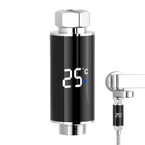 Ceprznvey Duschthermometer - Digitale LED Temperaturanzeige | Tragbarer Indikator Wasserdichtes Design Baby Kinder Haus Outdoor von Ceprznvey