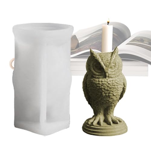Ceprznvey Halloween Vogel Kerzenform | Halloween Vogelsilikonform Für Harzguss,Multifunktionelle Seifenform Geschenkidee Für Erwachsene von Ceprznvey