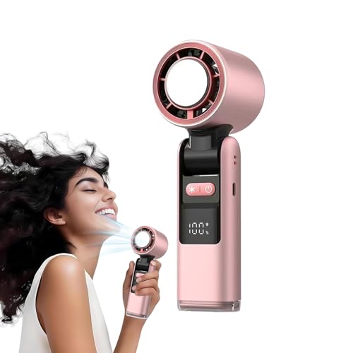 Ceprznvey Handheld Fan - Persönlicher Handventilator mit leistungsstarker Kühlung | Wiederaufladbarer Klappbarer LED Ventilator Für Camping Urlaub Familie Zubehör Ceprznvey Handheld Fan - Persönlicher Handventilator mit leistungsstarker Kühlung | Wiederaufladbarer Klappbarer LED Ventilator Für Camping Urlaub Familie Zubehör von Ceprznvey