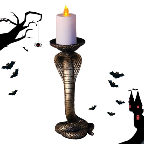 Ceprznvey Kerzenständer mit Snack-Design, Gruselige Kerzenständer, Festliche Deko Für Wohnzimmer Küche Kamin Tischdekoration Halloween Hochzeit Party Ceprznvey Kerzenständer mit Snack-Design, Gruselige Kerzenständer, Festliche Deko Für Wohnzimmer Küche Kamin Tischdekoration Halloween Hochzeit Party von Ceprznvey