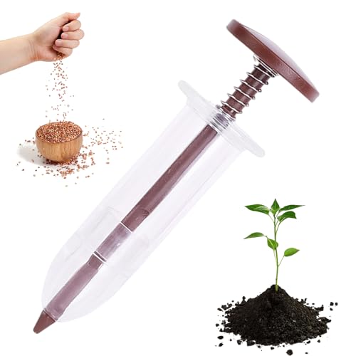 Ceprznvey Sämaschinen Pflanzer,Manueller Sähelfer | Ergonomischer Streuer Wiederverwendbar Für Garten Rasen Außenbereich von Ceprznvey