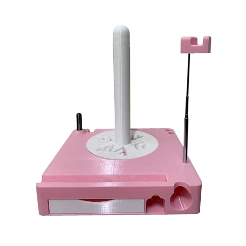 Ceprznvey Spinner Yarn Holder, Knitting Organizer, Smooth Yarn Release System, Rotating Spool Box, Portable Craft Storage, Sturdy ABS Construction, Crochet Tool, Home Craft Projects von Ceprznvey