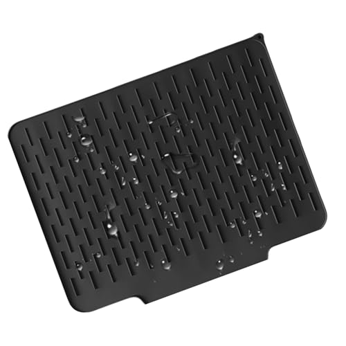 Ceprznvey Trockenmatte – Silikon-Trockenmatte für Küchenartikel – faltbare Drainage-Lösung für Spüle Ceprznvey Trockenmatte – Silikon-Trockenmatte für Küchenartikel – faltbare Drainage-Lösung für Spüle von Ceprznvey