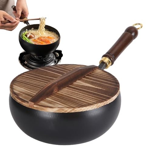 Nonstick Frying Pan, Skillet with Lid, Portable Multipurpose Safe Cooking Gadgets Induction Compatible Kitchen Cookware Set for Stewing, 9.45x4.33x17.72 Inches Nonstick Frying Pan, Skillet with Lid, Portable Multipurpose Safe Cooking Gadgets Induction Compatible Kitchen Cookware Set for Stewing, 9.45x4.33x17.72 Inches von Ceprznvey