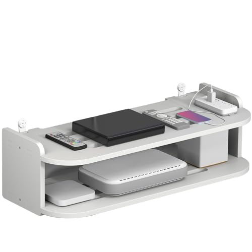 Router Hider Box, Multi Layer TV Stand, Set-Top Box Stand, Remote Control Storage Rack, TV Set-Top Box Stand with Wireless Router Organizer and Heat Dissipation Feature, Perfect for Home Storage Router Hider Box, Multi Layer TV Stand, Set-Top Box Stand, Remote Control Storage Rack, TV Set-Top Box Stand with Wireless Router Organizer and Heat Dissipation Feature, Perfect for Home Storage von Ceprznvey