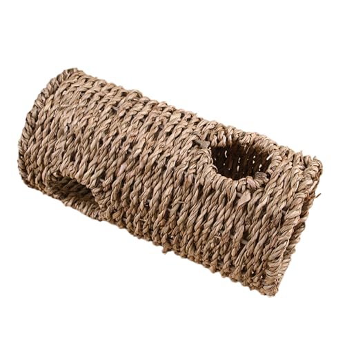 Small Animal Tunnel, Dwarf Hamster Chew-Resistant Toy, Interactive Safe Exercise Tube, Durable Paper Rope Iron Wire, Cage Enrichment for Small Pet Indoor Activity Fun von Ceprznvey