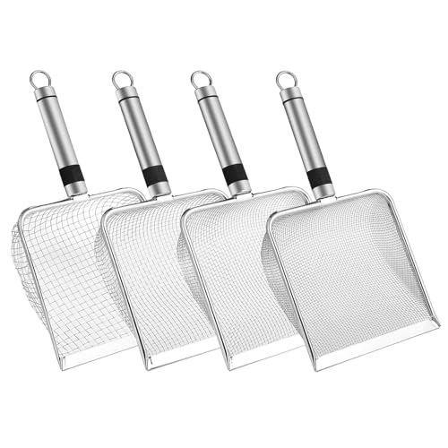 Soil Sifter for Gardening, Garden Sieve Shovel Set with Handle, Multi-Purpose 4-Piece Soil Sifter Kit for Composting Beach Combing Bonsai Rockhounding & Landscaping Tasks Soil Sifter for Gardening, Garden Sieve Shovel Set with Handle, Multi-Purpose 4-Piece Soil Sifter Kit for Composting Beach Combing Bonsai Rockhounding & Landscaping Tasks von Ceprznvey