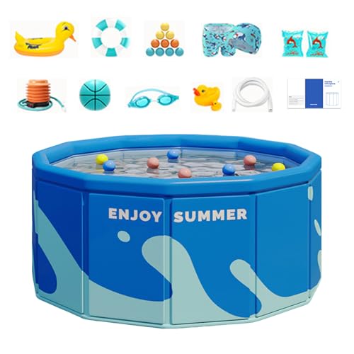 Swimming Pool, Portable Pool, Hard Shell Color Options Foldable Design Lightweight Build Easy Storage Quick Setup Leak Resistant, Outdoor Swimming for Backyard, Garden, Balcony, Swimming Pool, Portable Pool, Hard Shell Color Options Foldable Design Lightweight Build Easy Storage Quick Setup Leak Resistant, Outdoor Swimming for Backyard, Garden, Balcony, von Ceprznvey