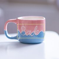 Benutzerdefinierte Text-Tasse, Personalisierte Handbemalte Keramik-Kaffeetasse - Anpassbare Kaffeetasse Benutzerdefinierte Text-Tasse, Personalisierte Handbemalte Keramik-Kaffeetasse - Anpassbare Kaffeetasse von CeraBien