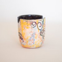 Besonderes Design Kaffeetasse/Relief Wal Und Natur Muster/Besonderes Geschenk/Geschenk Für Sie/Besonderes Trinkgeschirr von CeraBien
