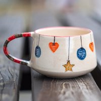 Bunte Kaffeetasse | Handgefertigte Teetasse/Handgefertigte Dekorative Handgemachtes Geschenk Bunte Kaffeetasse | Handgefertigte Teetasse/Handgefertigte Dekorative Handgemachtes Geschenk von CeraBien