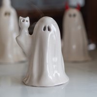Geist Räucherstäbchenhalter - Katzen Weihrauchbrenner, Lustiges Wohndekor, Gruseliges Wohndekor Geist Räucherstäbchenhalter - Katzen Weihrauchbrenner, Lustiges Wohndekor, Gruseliges Wohndekor von CeraBien