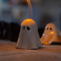 Geister-Räucherstäbchenhalter, Handgefertigter Dekorativer Räucherstäbchenhalter, Lustiges Wohndekor-Räuchergefäß, Halloween-Geschenk Geister-Räucherstäbchenhalter, Handgefertigter Dekorativer Räucherstäbchenhalter, Lustiges Wohndekor-Räuchergefäß, Halloween-Geschenk von CeraBien